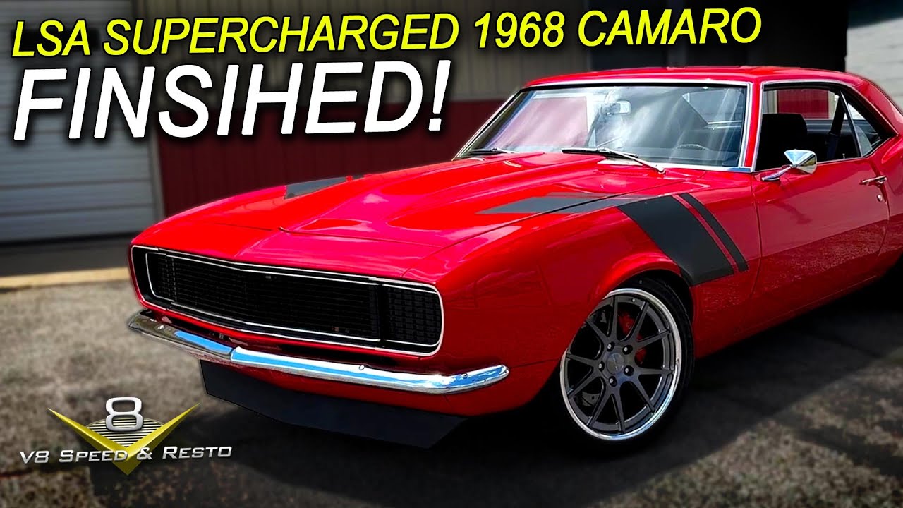 Supercharged Pro Touring 1967 Chevrolet Camaro LSA at V8 Speed and Resto Shop