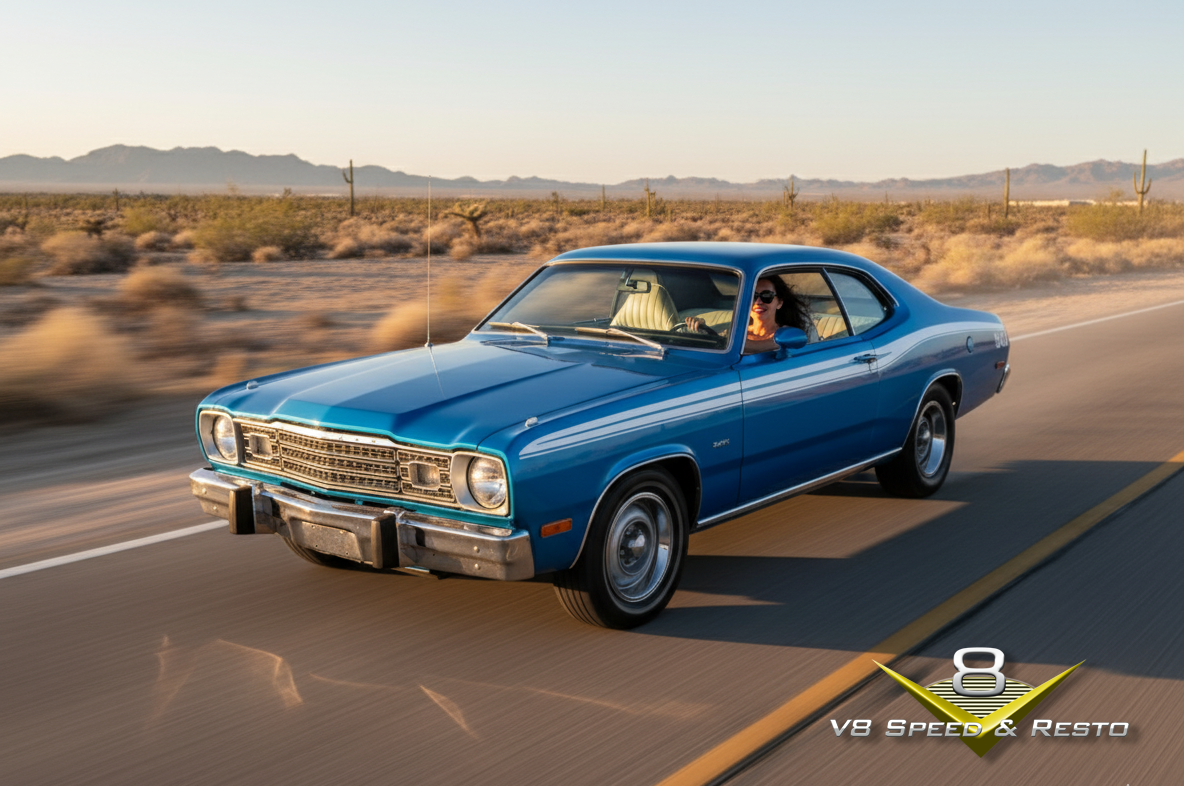 Stunning 1973 Plymouth Duster 340 Lives Again Restored By V8 Speed and Resto Shop