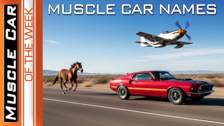 How Did These 6 Top Muscle Cars Get Their Names? | Video | Muscle Car Of The Week
