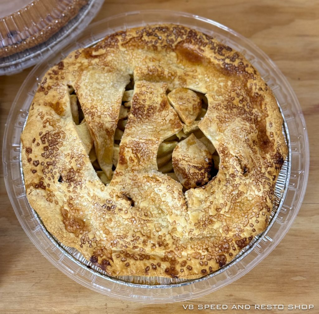 2025 V8 Speed and Resto Shop Holiday Party - Custom Pie by IGA!