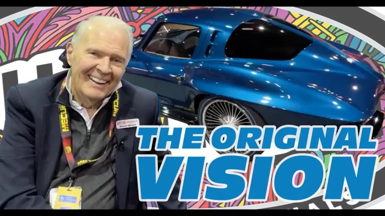Exclusive Video: Peter Brock Reimagines His Original 1963 Split-Window Corvette Design | MCACN