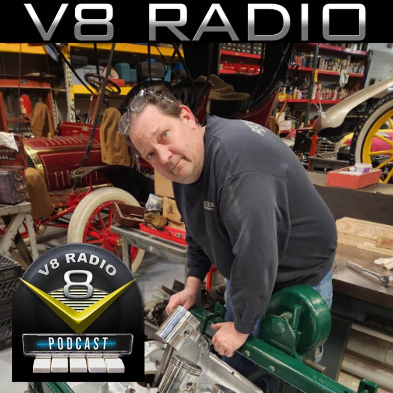 Restorer and Machinist Mike Pistello and Keeping REALLY Old Cars Alive on the V8 Radio Podcast